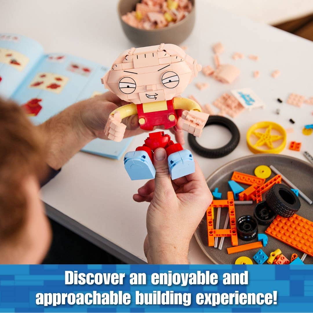 Family Guy Stewie on Trike Brick Building Set
