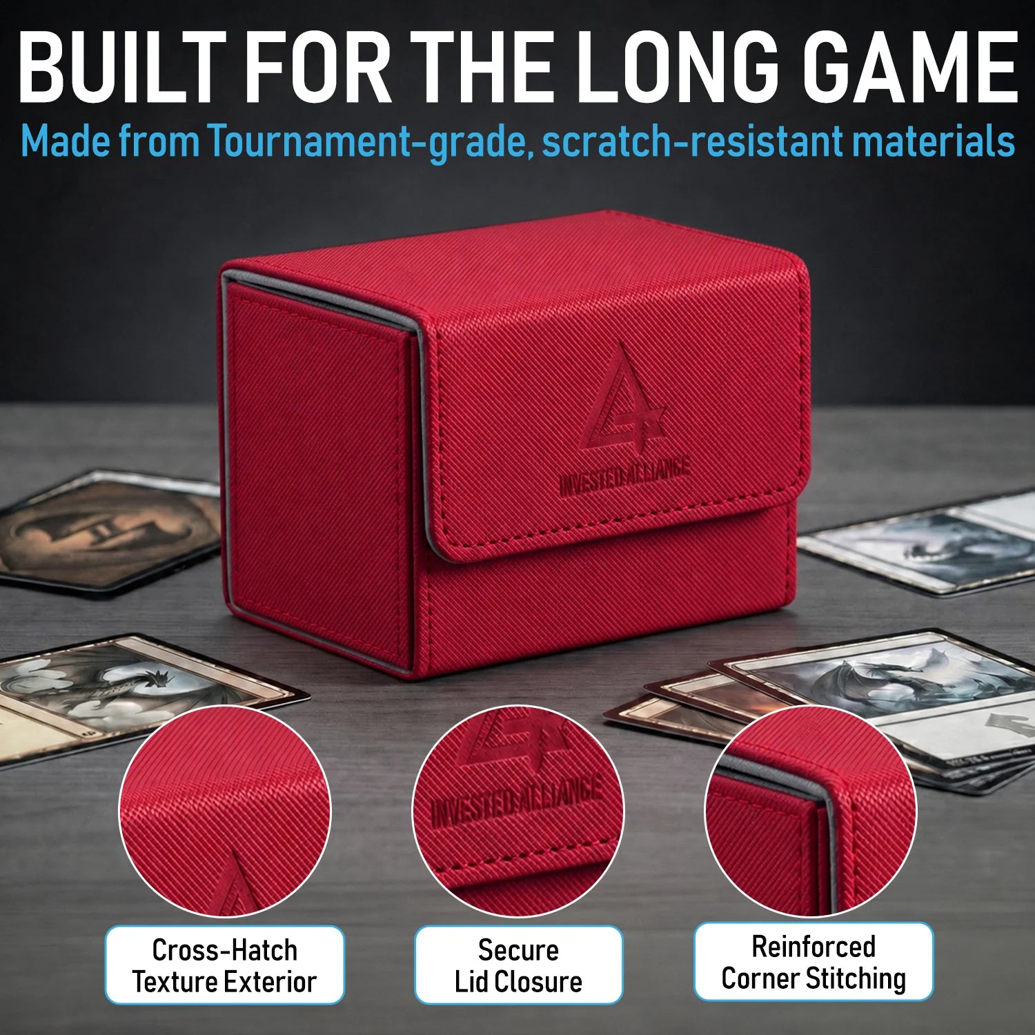 Red MTG Deck Box