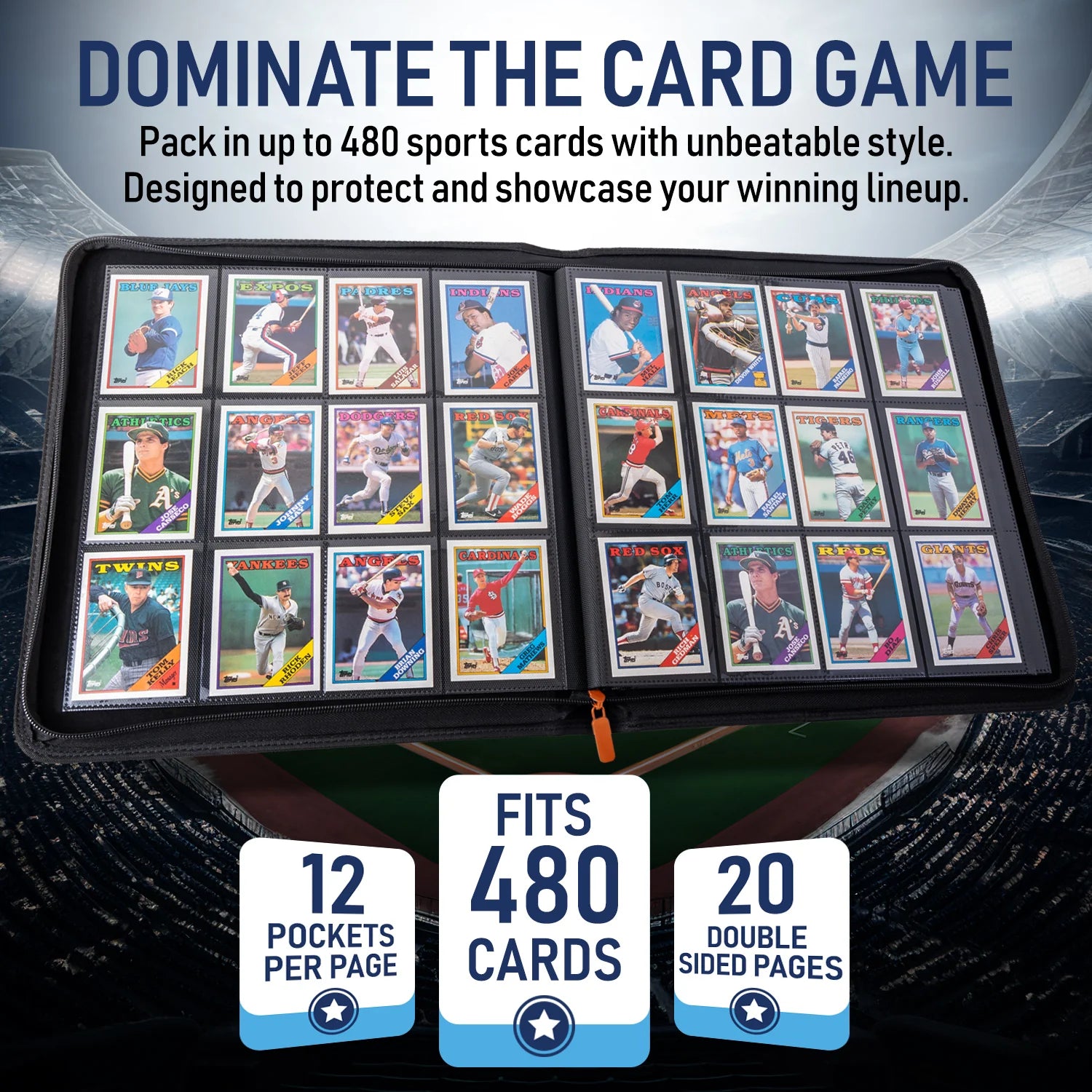 Orange - Premium TCG Card Binder