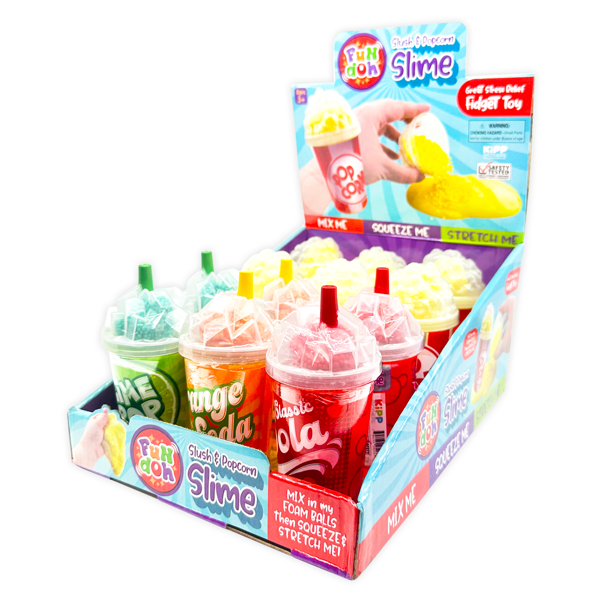 Fun Doh Slush and Popcorn Slime Assortment ASMR Top Seller