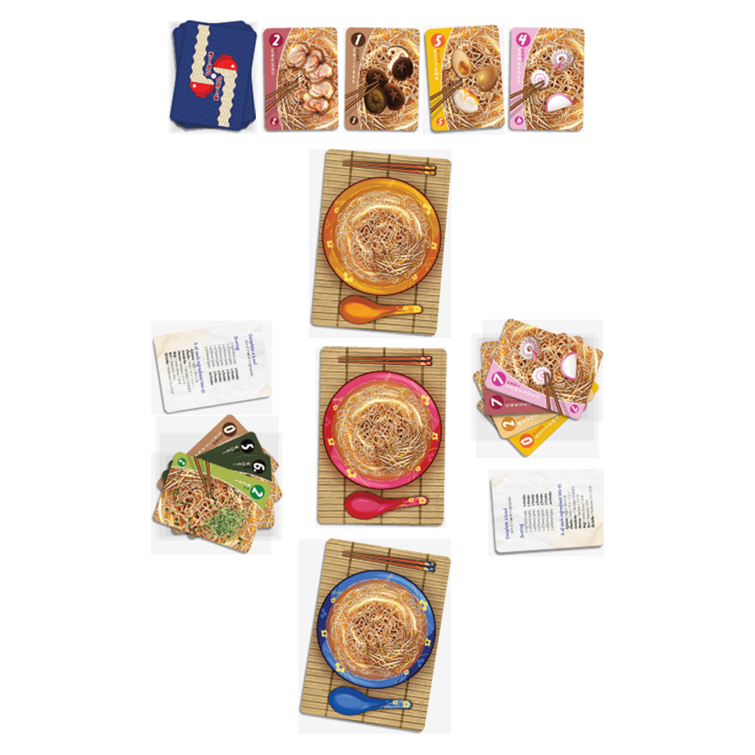 6-Pack Display Ramen! Ramen! - Boardgame