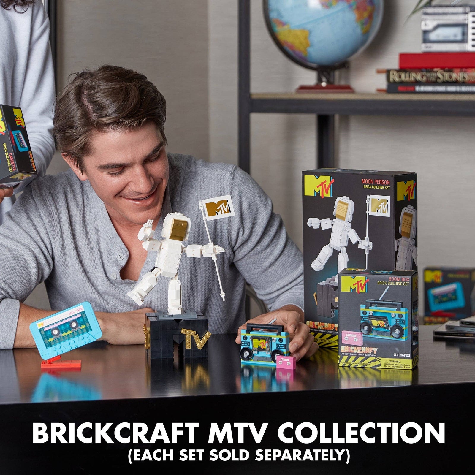 MTV Boombox Brick Building Set