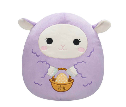Squishmallow Easter Plush Toy 5" Beatrice Lamb w/Basket