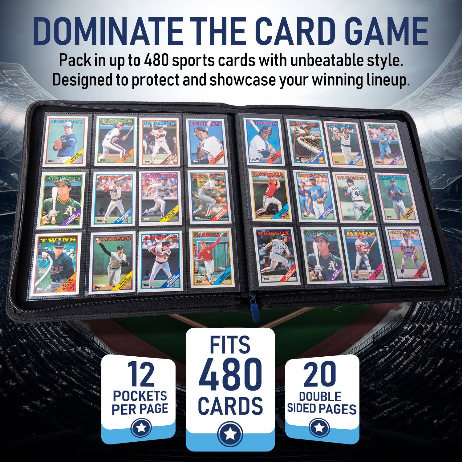 Premium TCG Card Binder - Blue