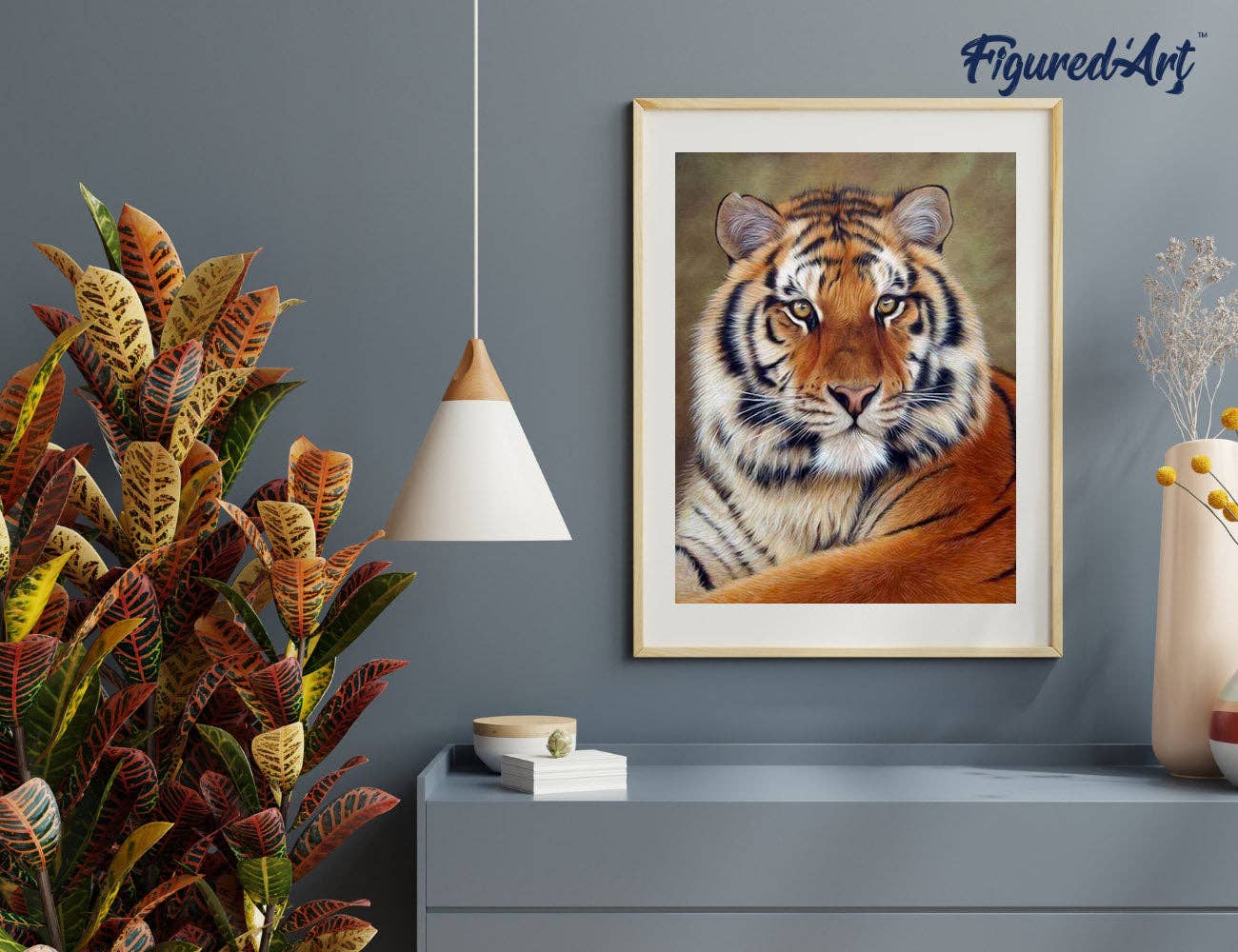 Paint by numbers - Tiger Look