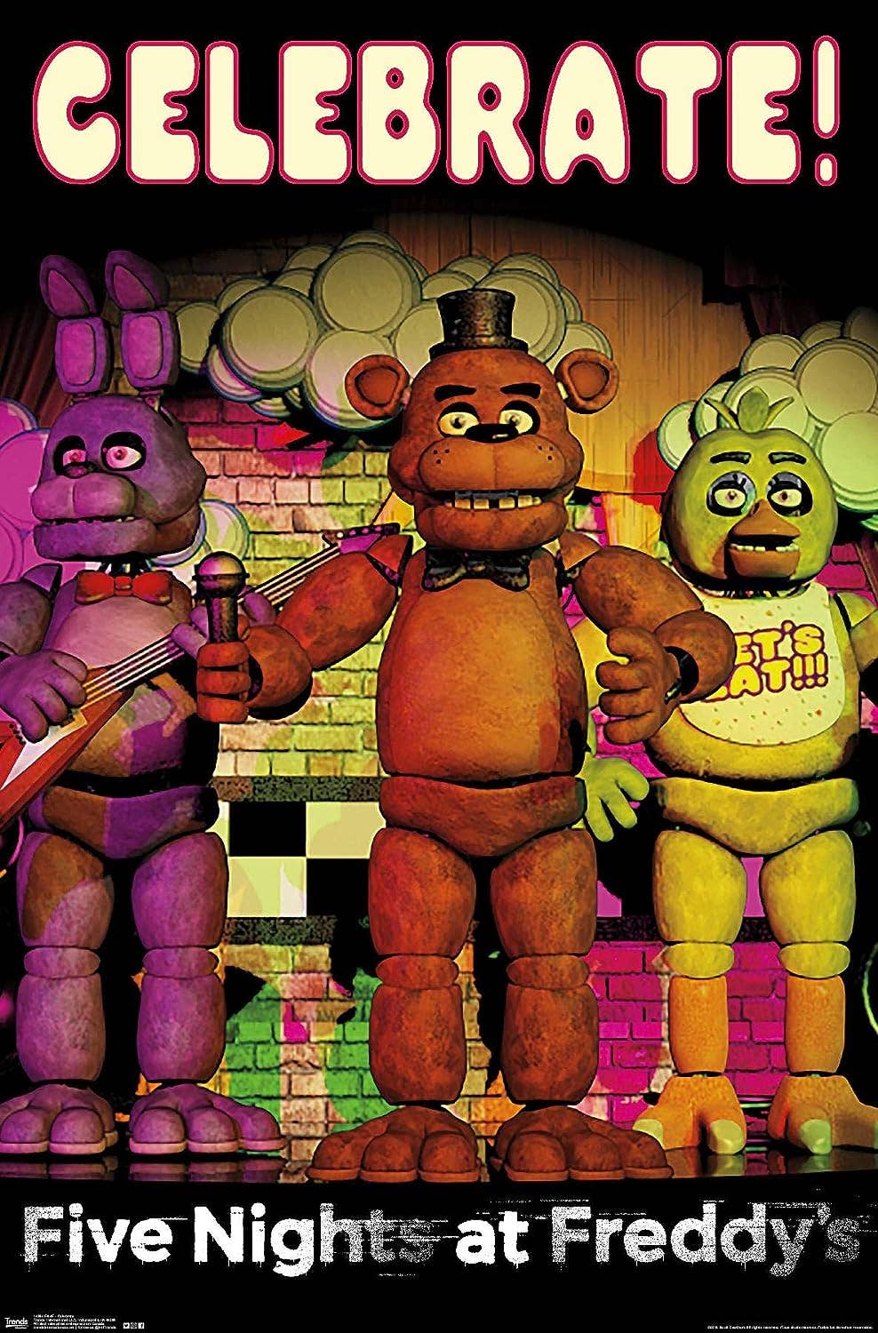 Five Nights At Freddy's Celebrate! Horror Movie Poster
