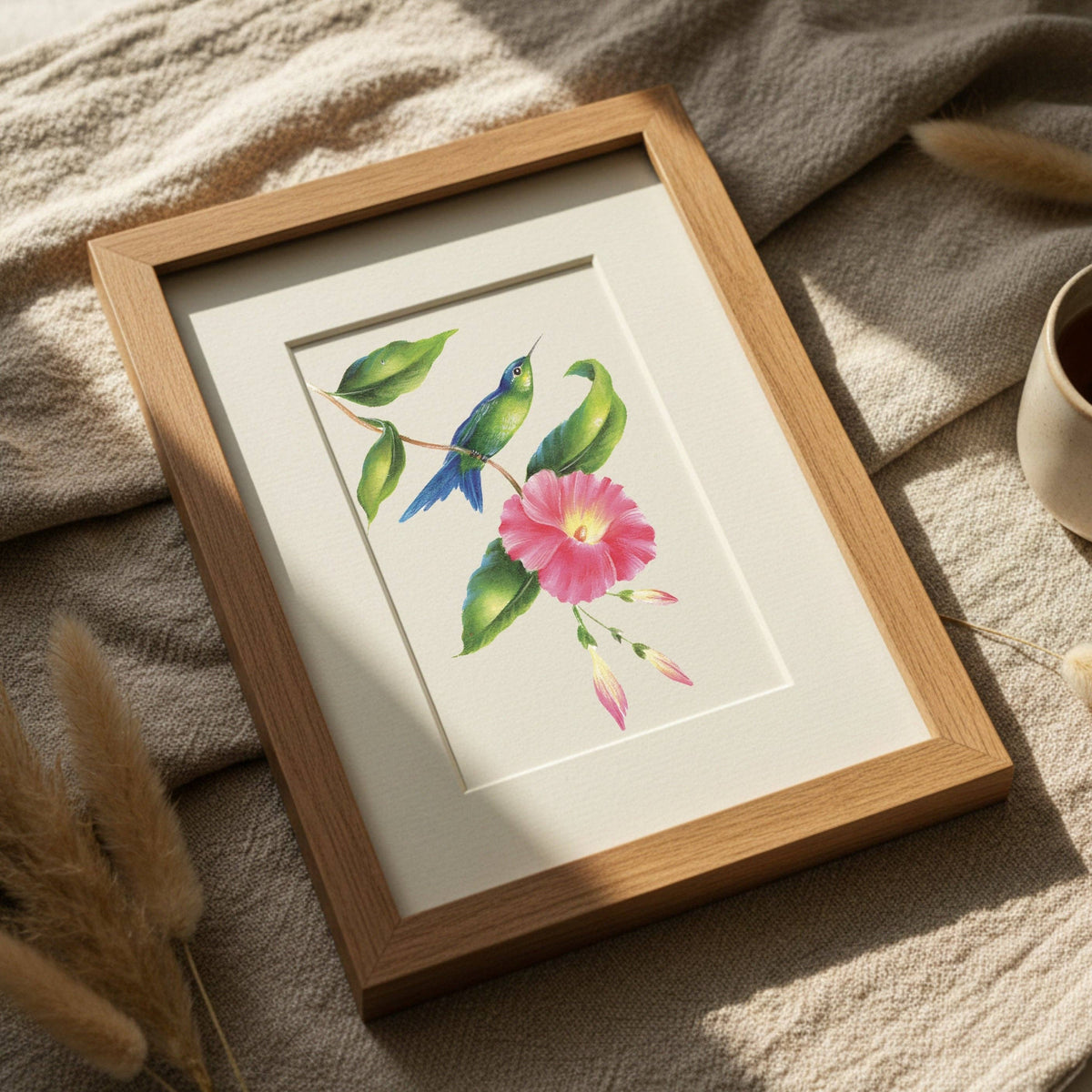 Vintage Hummingbirds Oil Workbook by Willow Wolfe - Limited Quantities