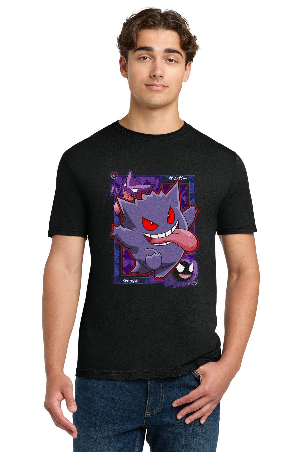 Pokemon Gengar Shadow Trick Adult Unisex T-Shirt