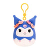 Squishmallow Plush Sanrio Tropical Kuromi 3.5" Clip