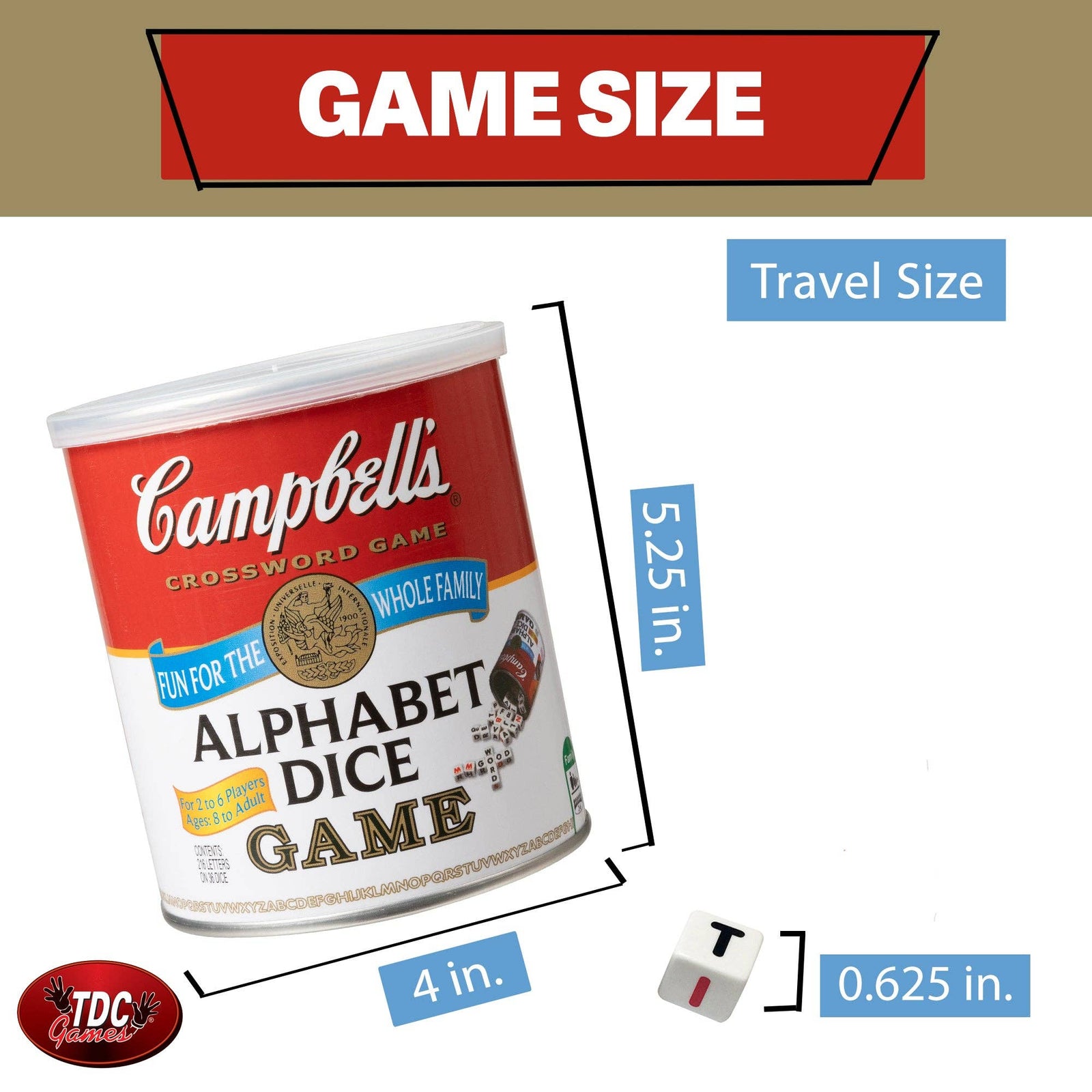 Campbell's Alphabet Dice Word Game