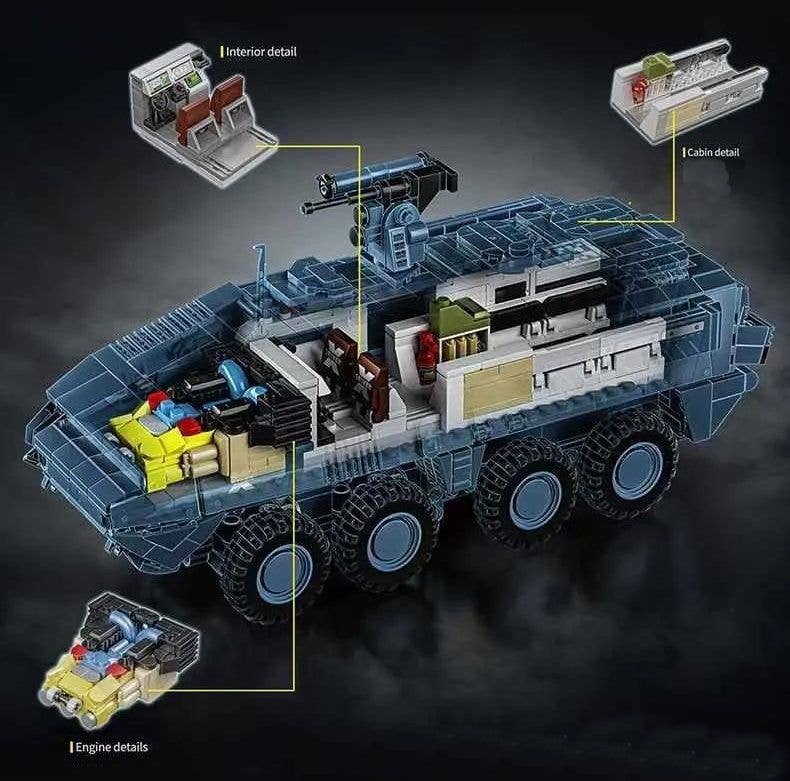 12GO Stryker X Armored Military Vehicle