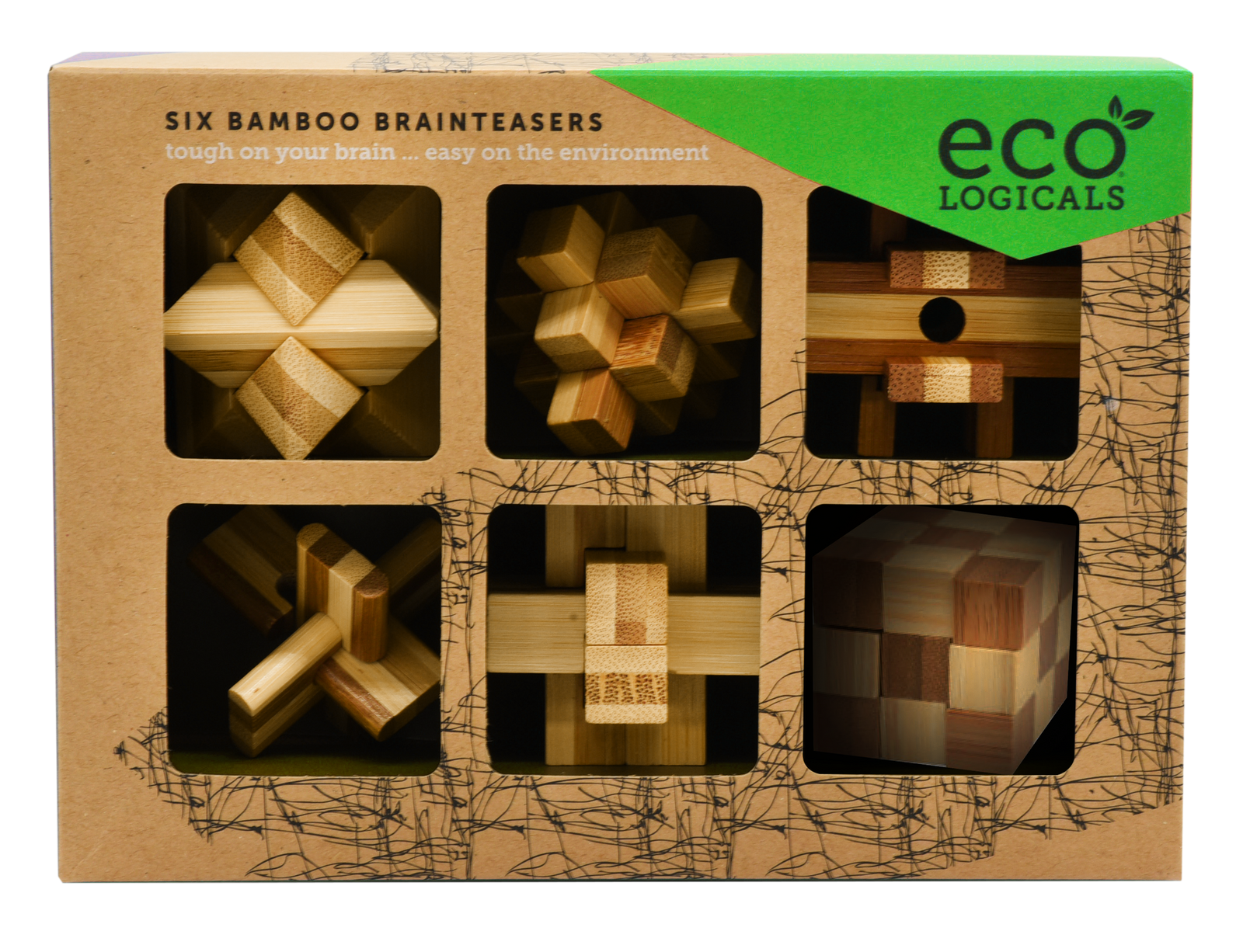 Ecologicals 6 Pack Mini Puzzles