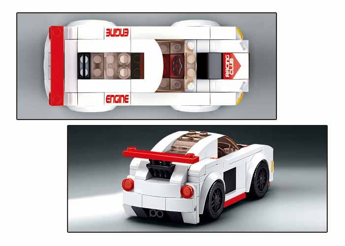 Small Car Building Block set - B0633C - 152 Pcs