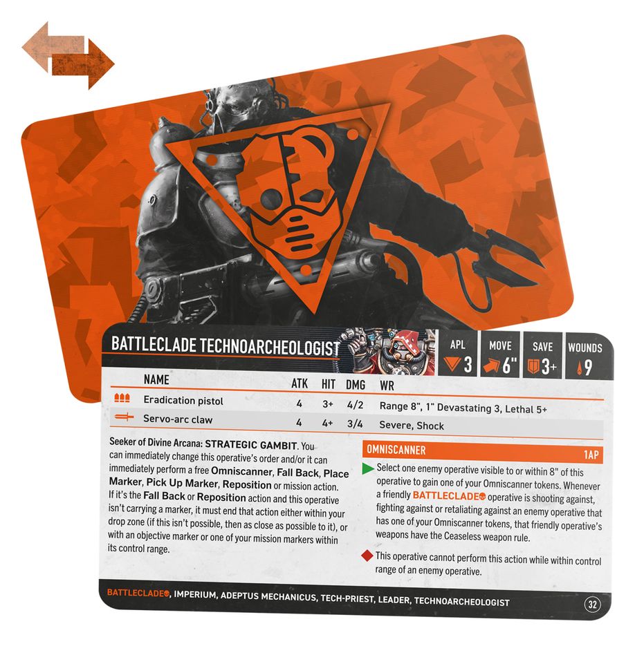 Kill Team Datacards: Battleclade (ENG)