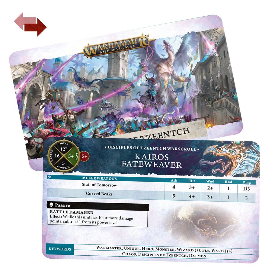 Warscroll Cards: Disciples of Tzeentch