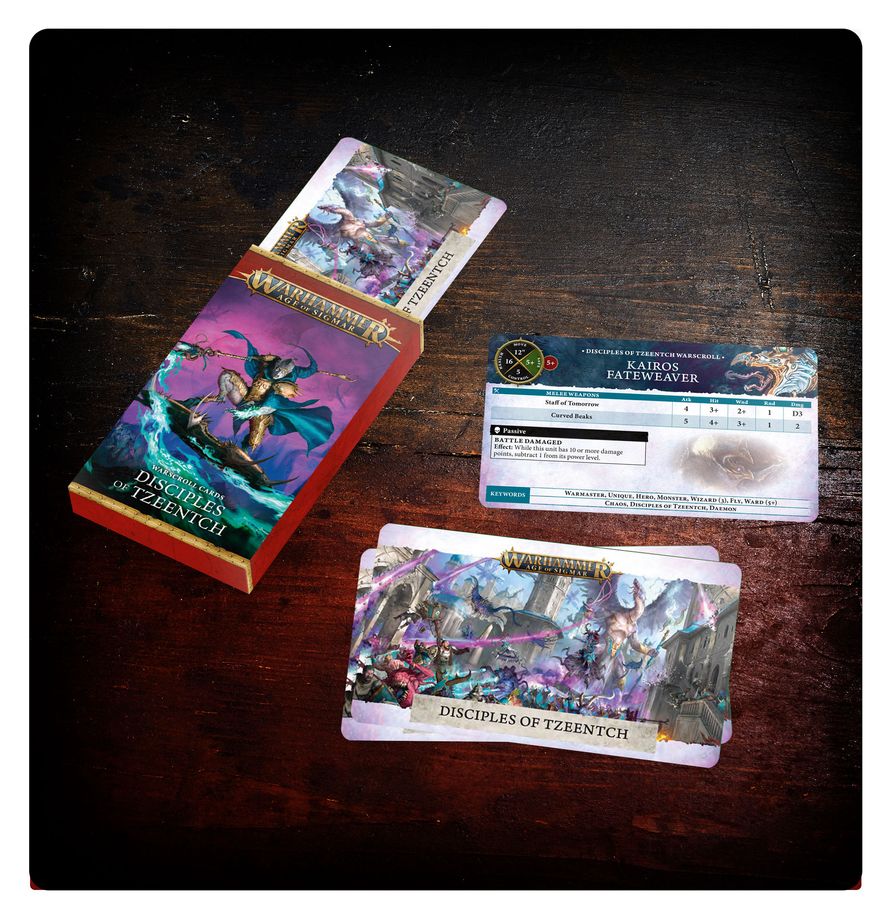 Warscroll Cards: Disciples of Tzeentch