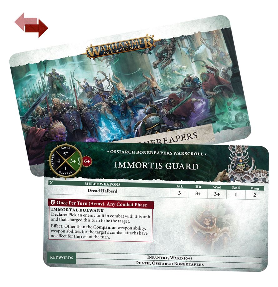 Warscroll Cards: Ossiarch Bonereapers