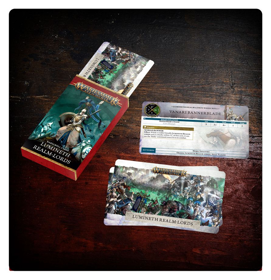 Warscroll Cards: Lumineth Realm-lords