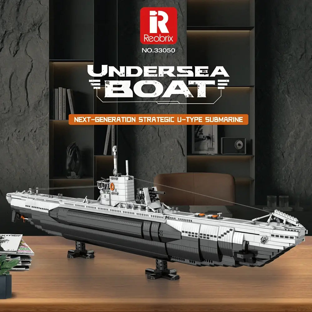 ReoBrix Military Submarine - Undersea Boat 3624 pcs!
