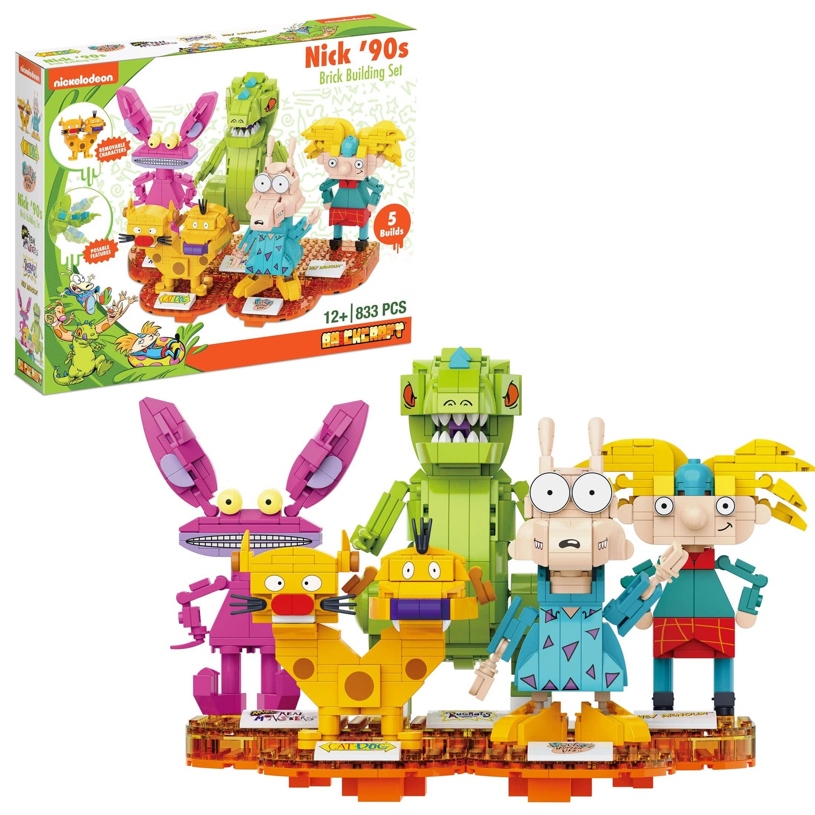 Nickelodeon 90s Icons Brick Building Set