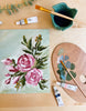Abstract Roses painting kit, impressionist painting kit