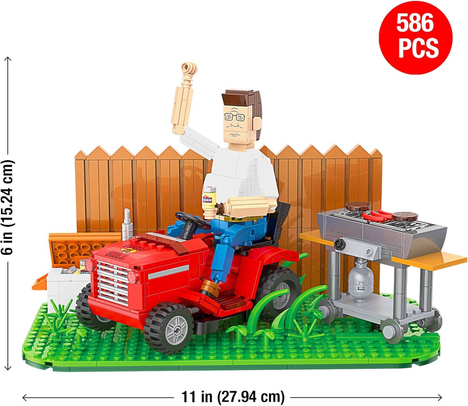 King of The Hill Hank Hill’s Backyard Building Block Set