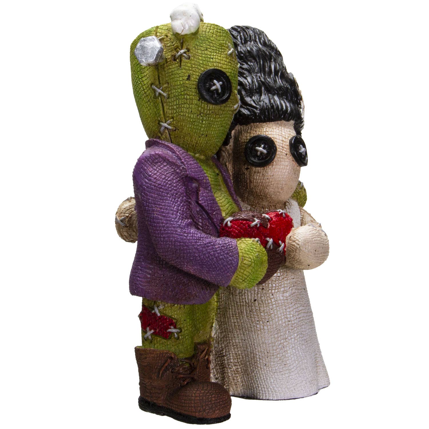 13557 Frankenstein and Bride Decorative Figurine