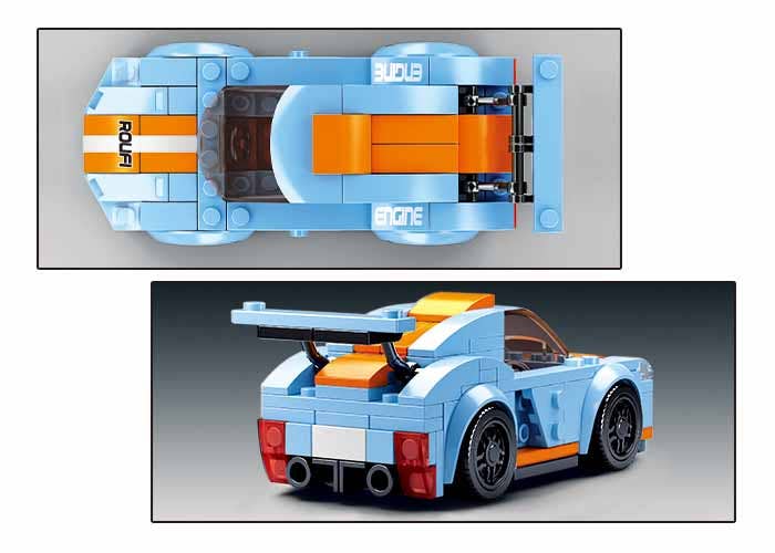 Small Car Building Block set - B0633A - 148 Pcs