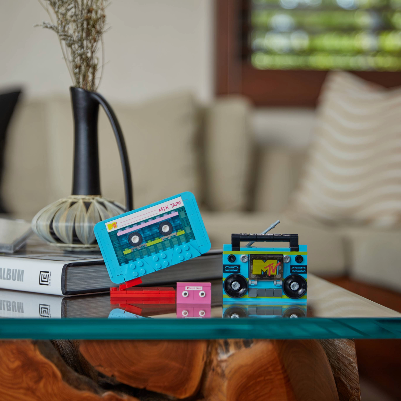 MTV Boombox Brick Building Set