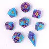 Wyrmforged Rollers - Rounded Edge 8 Piece Polyhedral Dice set - Banshee's Wail