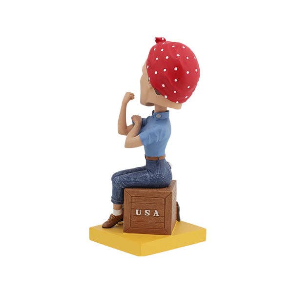 Royal Bobbles Rosie the Riveter Collectible Bobblehead