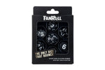 Best Selling Dice Set in Box Packaging:Silicone Gold Scatter