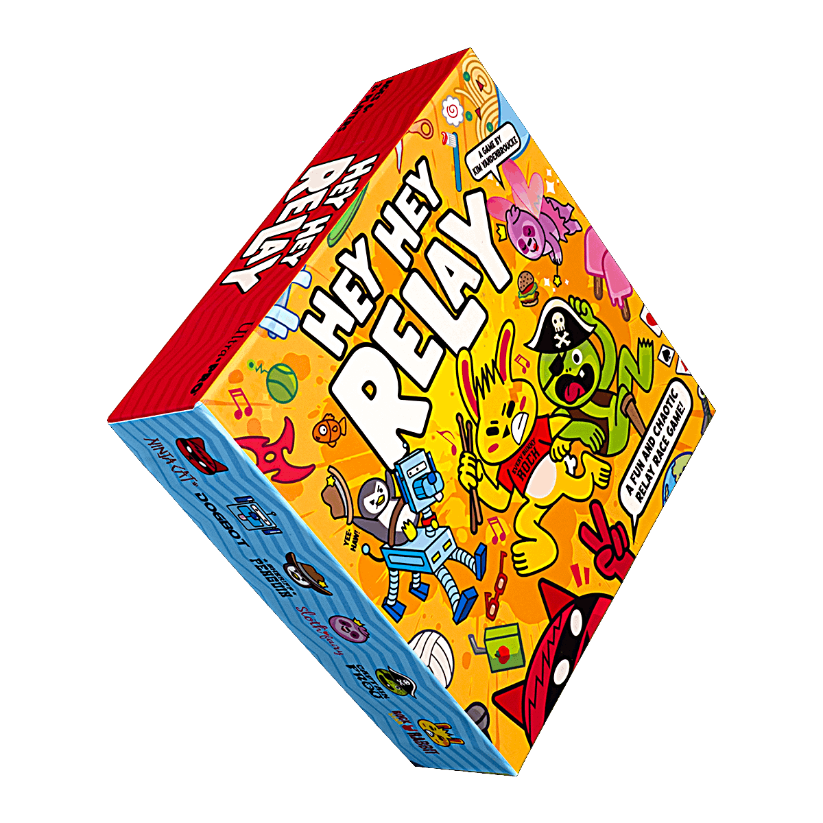 Hey Hey Relay Fun Game Night Strategy Family Board Game