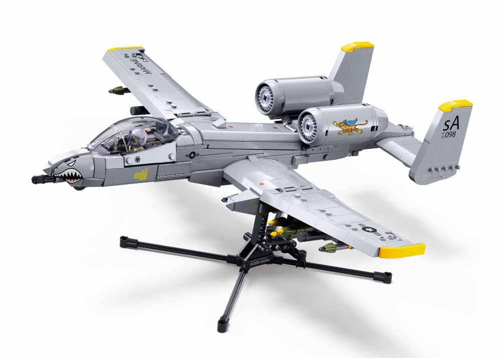 Sluban A-10 Warthog Fighter Jet Building block set - B1362