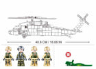 UH-60 US Black Hawk Military Helicopter 692 Pcs - M38-B1012