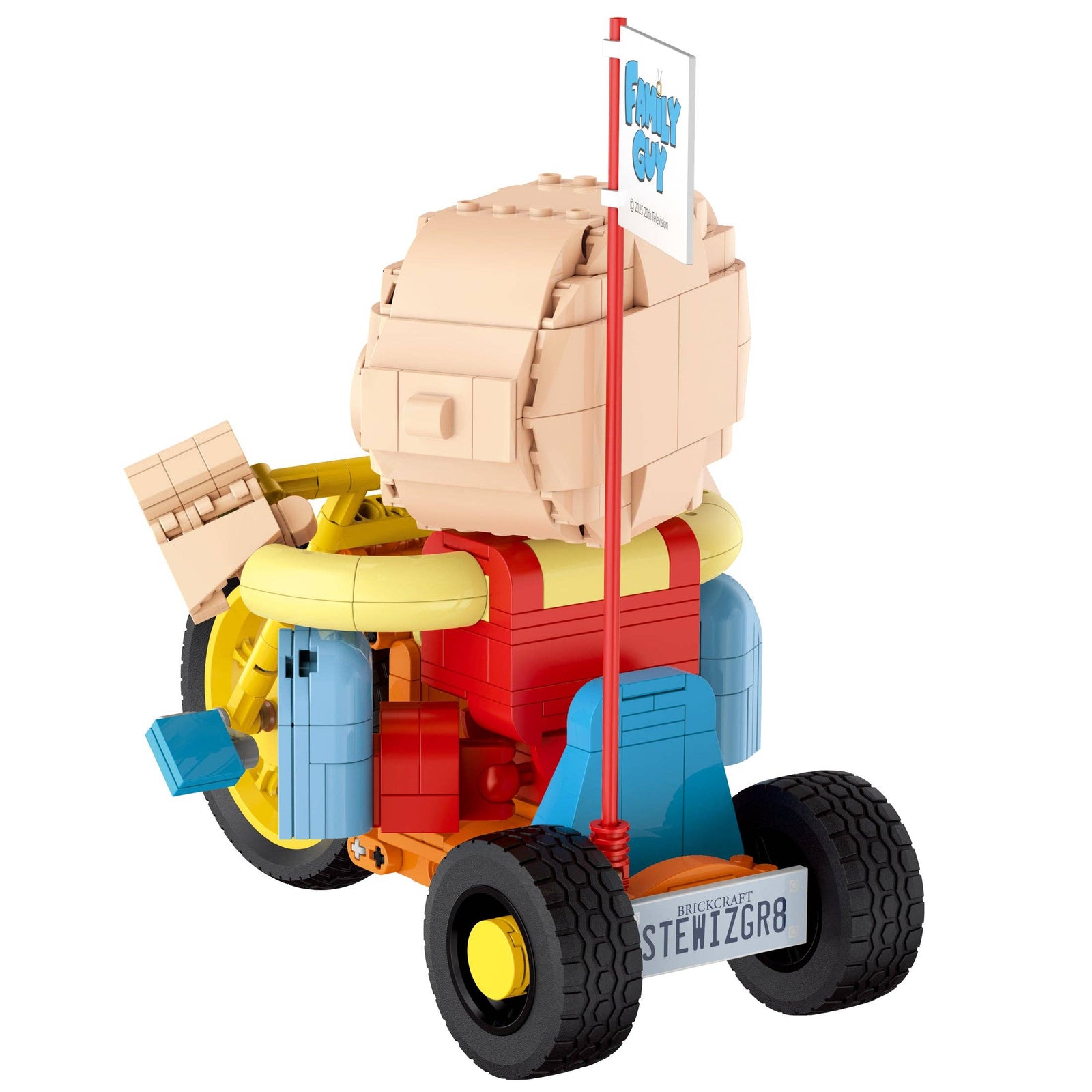 Family Guy Stewie on Trike Brick Building Set