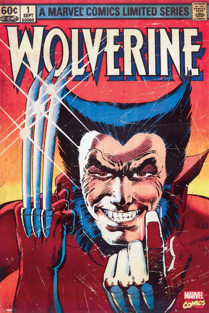 Wolverine Marvel 24x36 Poster