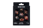 Best Selling Dice Set in Premium Box Packaging: Eternal Fire