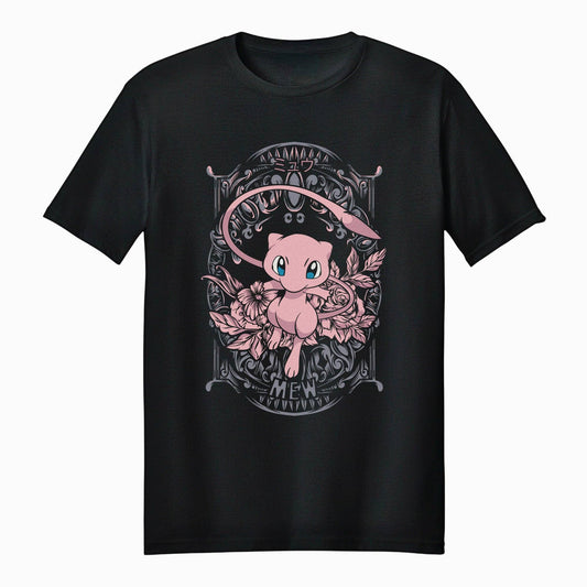 Pokemon Mew Floral Myth Adult Unisex T-Shirt