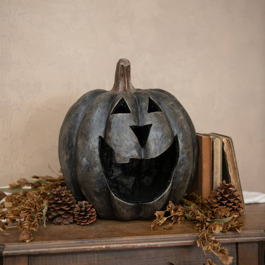 15" BLACK BIG MOUTH PUMPKIN