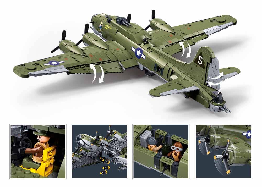 The Boeing B-17 Flying Fortress Building brick set B1367