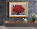 Paint by numbers - Abstract Red Flowers