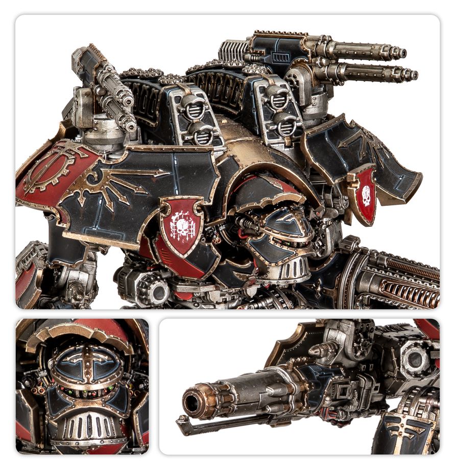Legions Imperialis: Warlord Titan with Quake Cannon and Conversion Beam Extirpator
