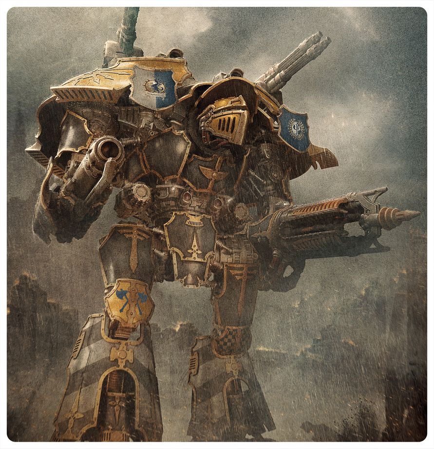 Legions Imperialis: Warlord Titan with Quake Cannon and Conversion Beam Extirpator