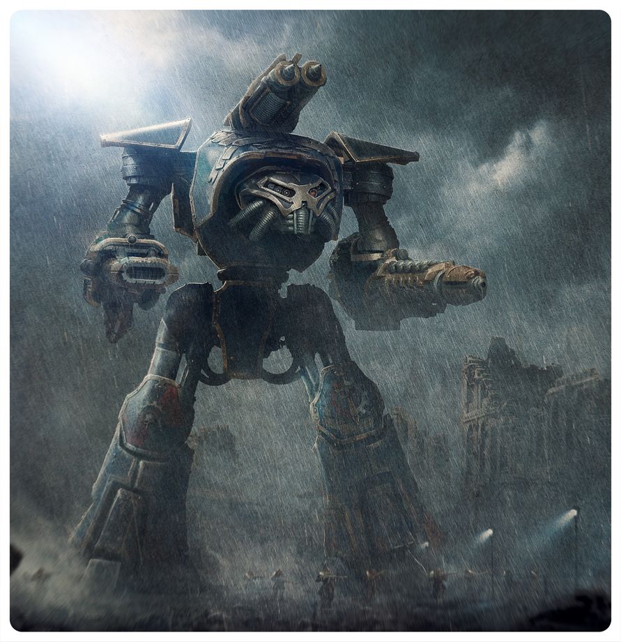 Legions Imperialis: Reaver Titan with Graviton Obliterator and Volkite Annihilator