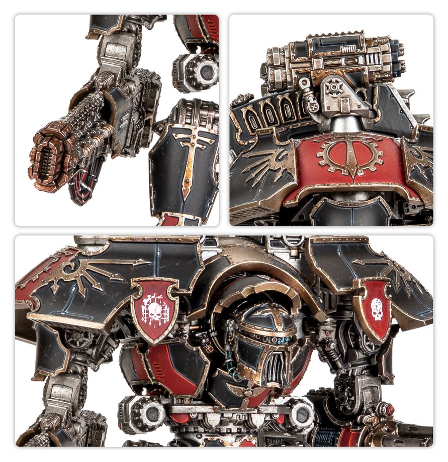 Legions Imperialis: Warlord Titan with Volkite Destructor and Macro-Gatling Blaster