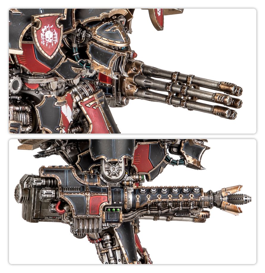 Legions Imperialis: Warlord Titan with Volkite Destructor and Macro-Gatling Blaster
