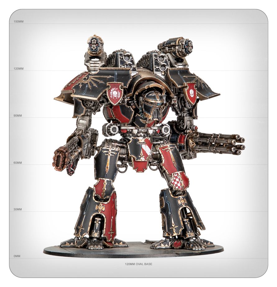 Legions Imperialis: Warlord Titan with Volkite Destructor and Macro-Gatling Blaster