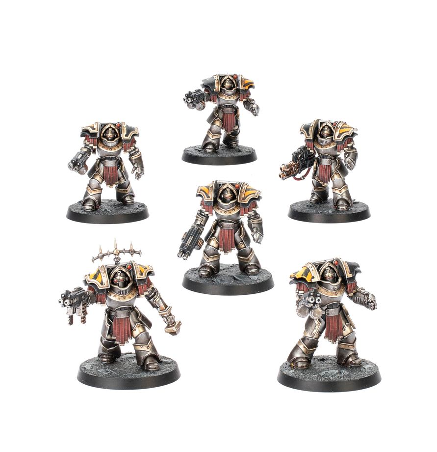 Cataphractii Terminators with Combi-bolters and Power Fists