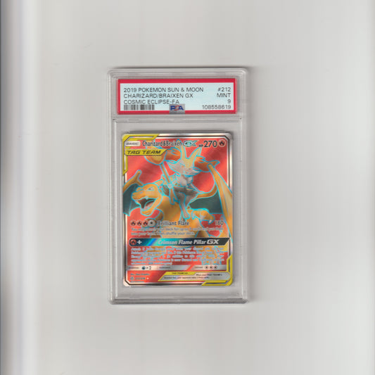 Charizard/Braixen GX #212 - PSA 9